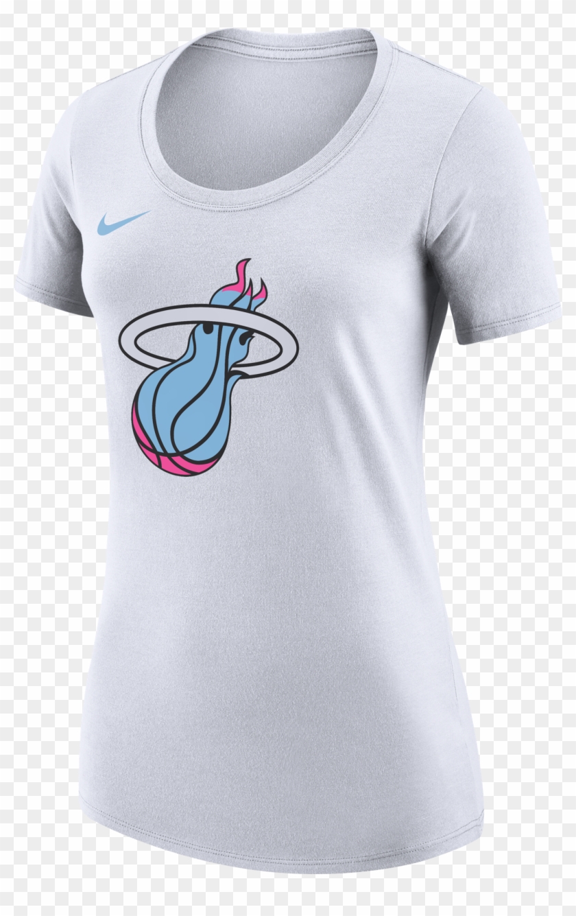 Nike Miami Heat Vice Uniform City Edition Ladies Logo Clipart #668522