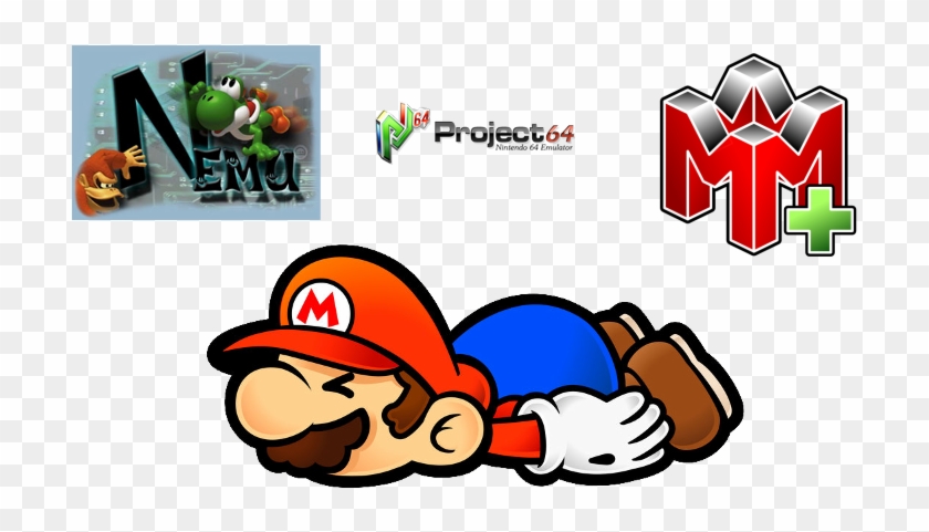 The Pain Of Researching Games With A Nintendo 64 Emulator - Paper Mario Defeated Clipart #668523