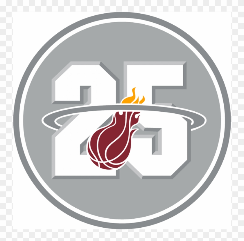 Miami Heat Logos Iron On Stickers And Peel-off Decals - Miami Heat Logo Circle Clipart #668974