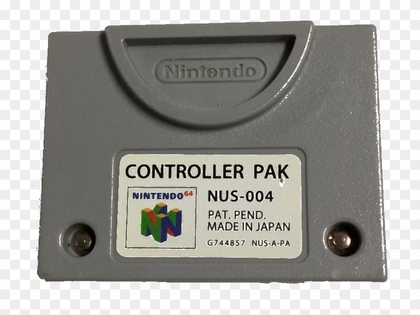 Nintendo 64 Memory Controller Pak - Nintendo 64 Clipart #669641