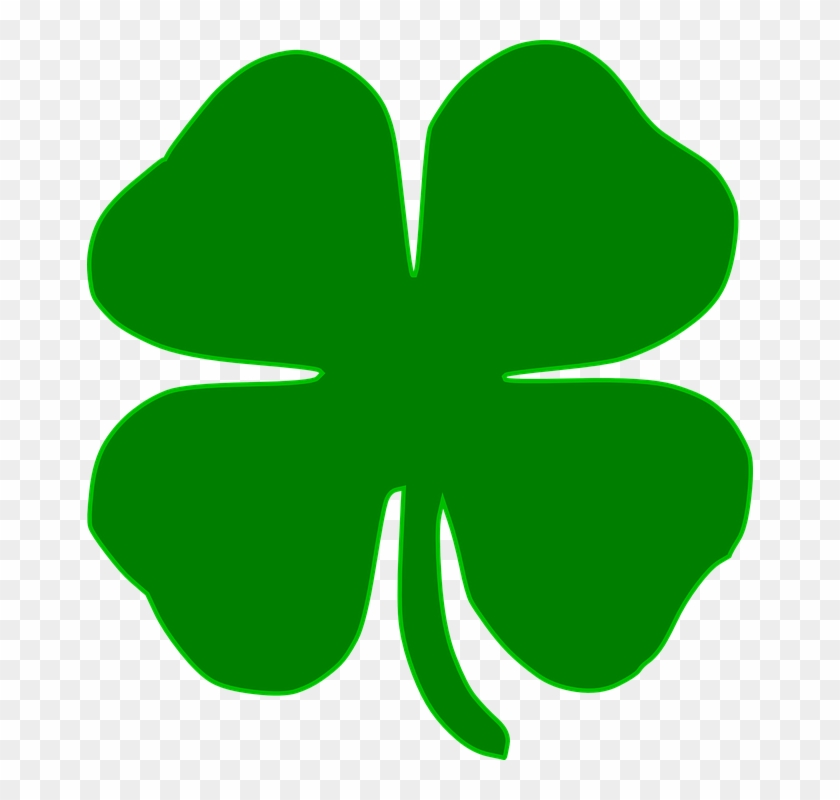 Vector Clover Notre Dame - Four Leaf Clover Clip Art - Png Download #669864