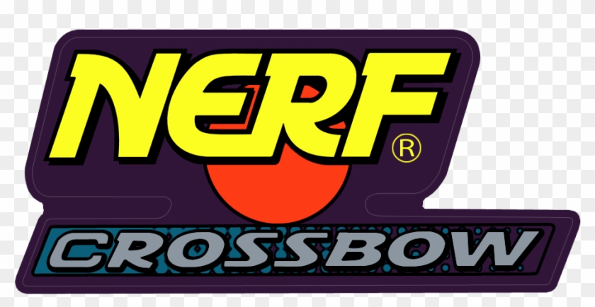 Nerf 1995 Kenner Crossbow Sticker Replica - Graphic Design Clipart