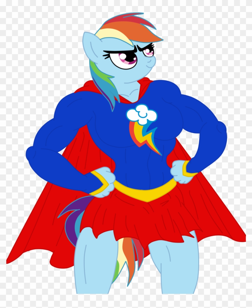 Uploaded - Rainbow Dash Supergirl Clipart #669885