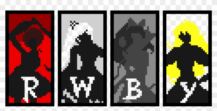 Rwby - Minecraft Rwby Pixel Art Clipart