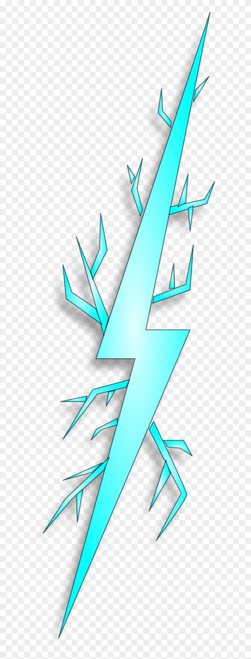 Electrical Clipart Yellow Lightning - Blue Thunder Clipart Png Transparent Png #670350