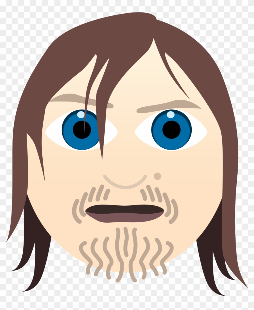 Daryl Dixon - Cartoon Clipart