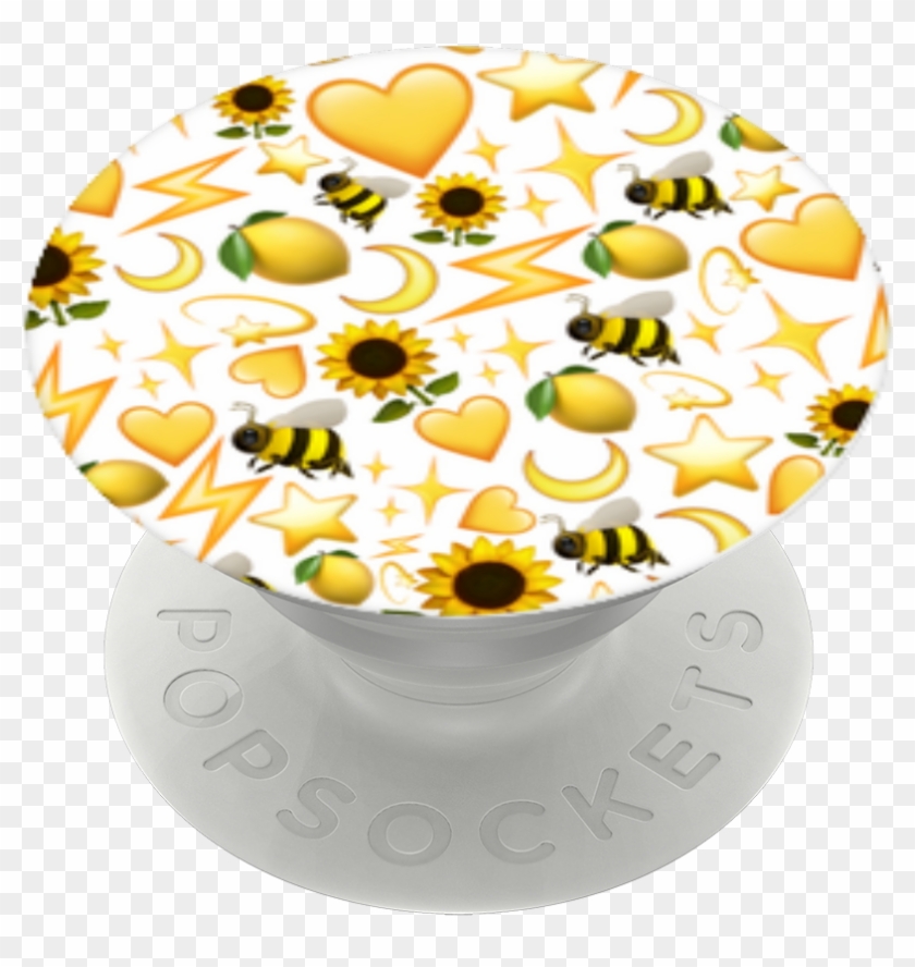Yellow Emoji, Popsockets - Cake Clipart #670769