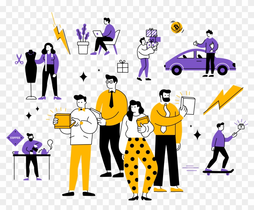 The Internet Of Things Is Made Up Of Billions Of Internet-connected Clipart