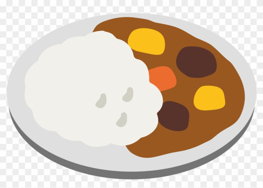 File - Emoji U1f35b - Svg - Plate Of Food Emoji Clipart