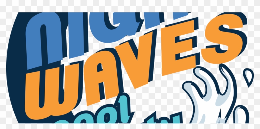 Night Waves Pool Party Series - Pool Party Night Logo Png Clipart