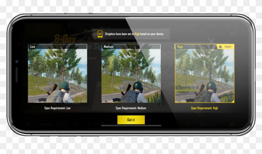 Graphics Settings - Pubg Graphic On Honor Play Clipart #671277