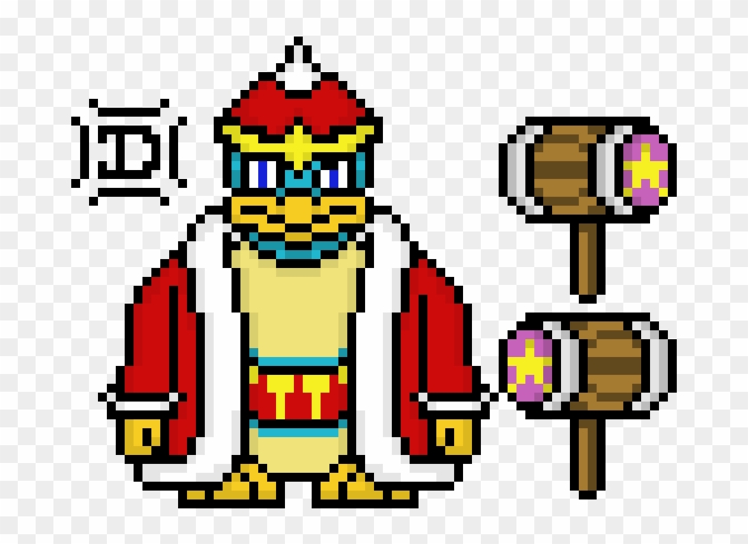 King Dedede - Pixel King Dedede Clipart