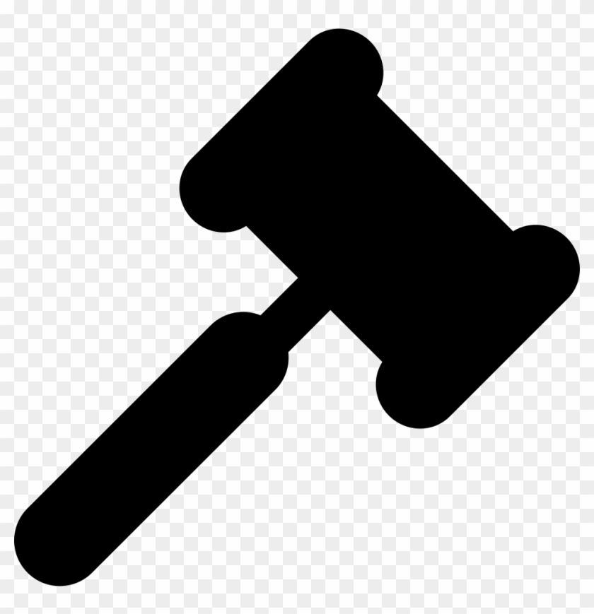 Silhouette Hammer At Getdrawings - Gavel Silhouette Png Clipart