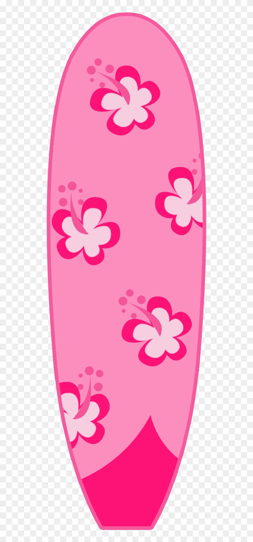 Surfboard Clipart Moana - Prancha De Surf Rosa Png Transparent Png