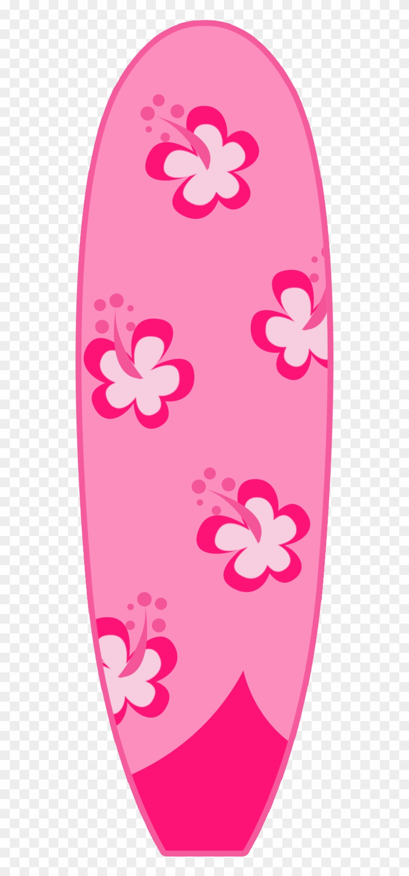 Surfboard Clipart Moana - Prancha De Surf Rosa Png Transparent Png #671390