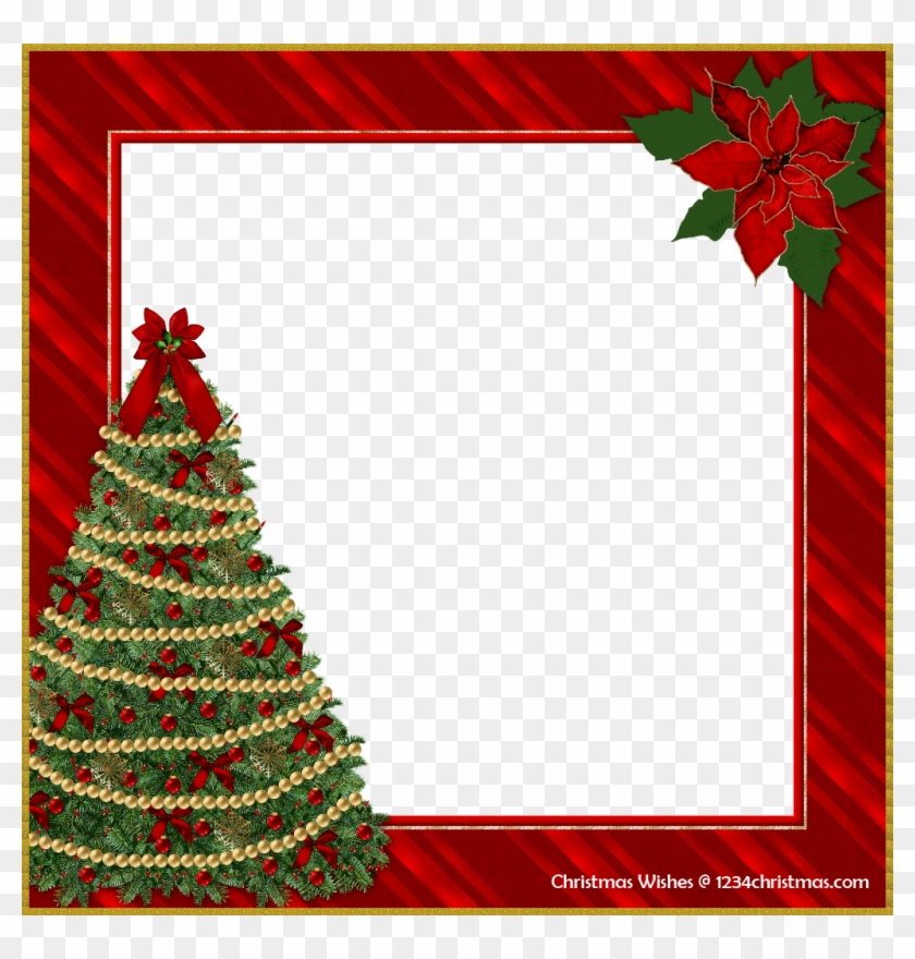 Merry Christmas Photo Frame - Merry Christmas Frame Png Clipart #671593