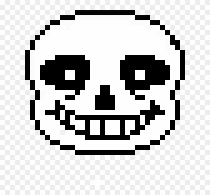 Sans Undertale Pixel , Png Download - Sans Face Pixel Art Clipart