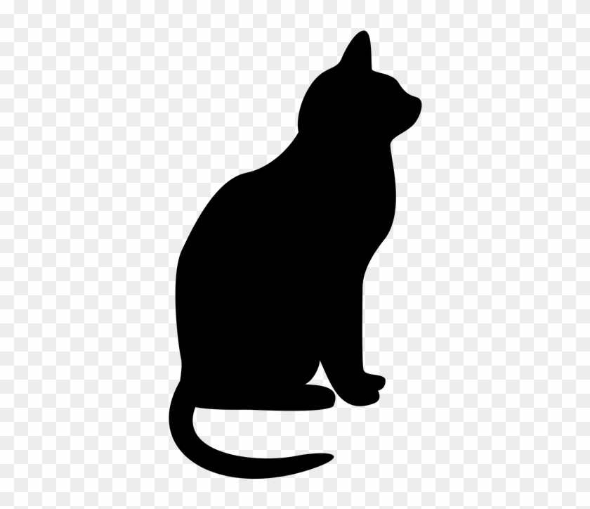 Silhouette-1312357 960 720 - Black Cat Icon Clipart #671694