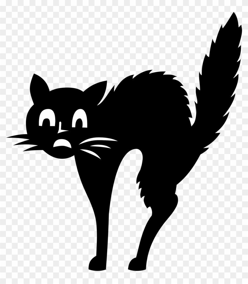 This Free Icons Png Design Of Fraidy Cat Silhouette Clipart
