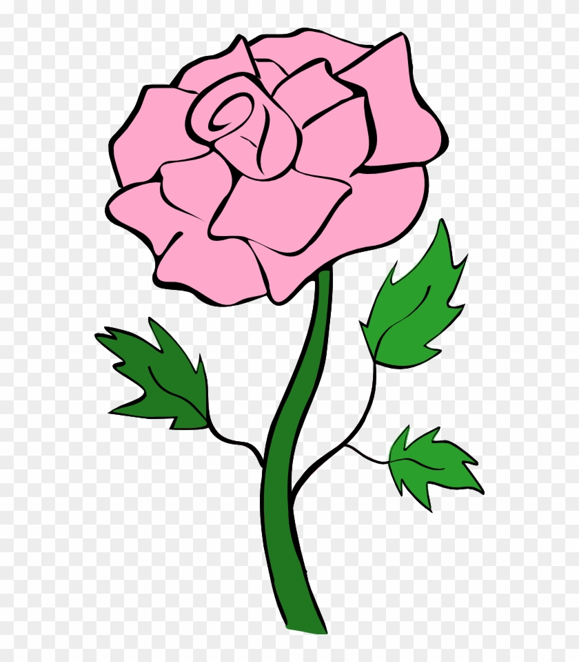 Free Roses Clip Art Pictures Clipartix Dead Emoji Clipart - Pink Rose Clip Art - Png Download