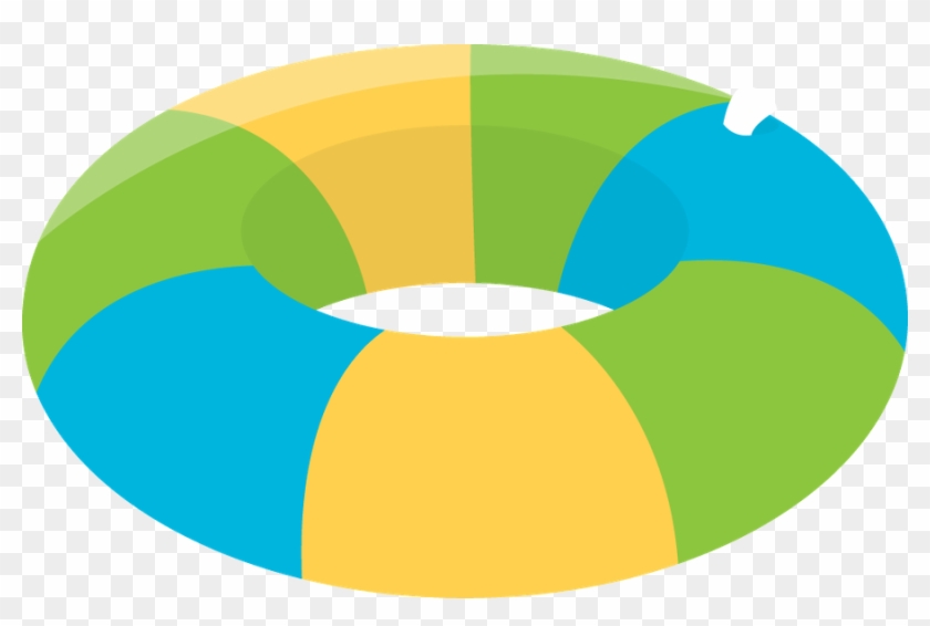 Swimming Toys Cliparts - Pool Inner Tube Clipart - Png Download #672026