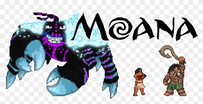 Pixel Moana - Moana Mermaid Coloring Page Clipart #672027