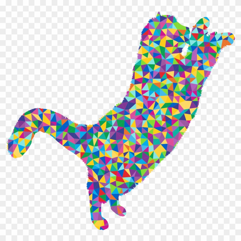 This Free Icons Png Design Of Low Poly Prismatic Fluffy Clipart #672171