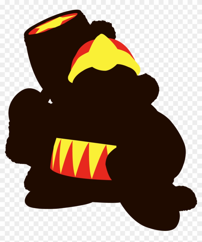 King Dee Dee Dee Silhouette Clipart