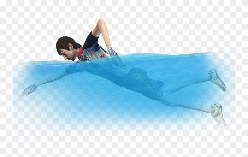 3d Swimming Man Png - Man Swimming Png Clipart #672927