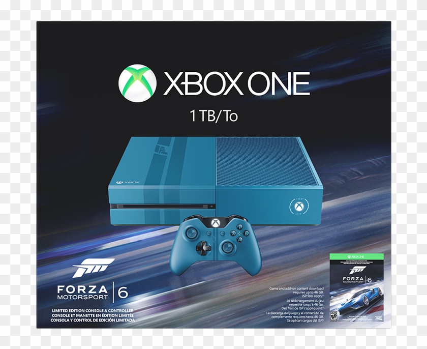 Blue Xbox One Forza Bundle Clipart