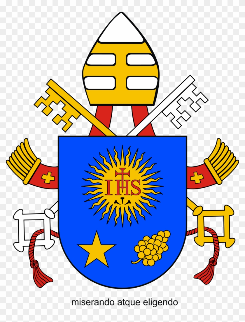 Pope Francis Coat Of Arms And Details Of The Mass Of - Pope Francis Clipart #673162