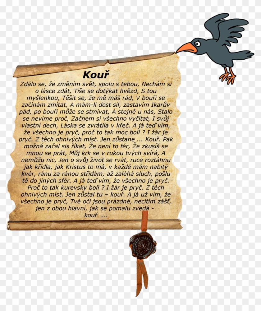 Kouř - Old Pergamen Clipart