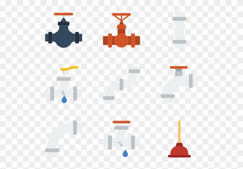 600 X 564 30 - Water Pipes Icon Png Clipart