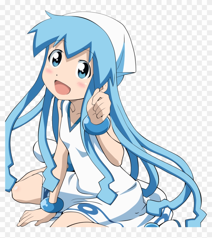 Options - Squid Girl Anime T Shirt Clipart