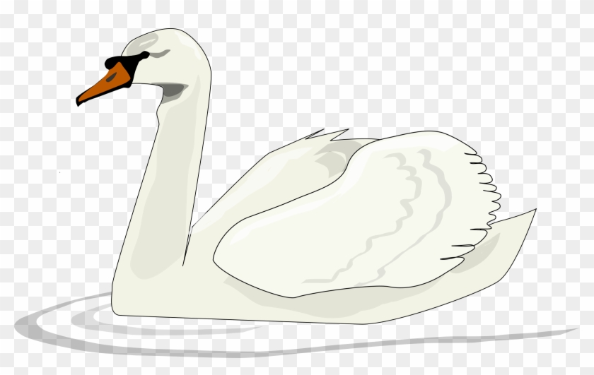 This Free Icons Png Design Of Swan Swimming Clipart #674376