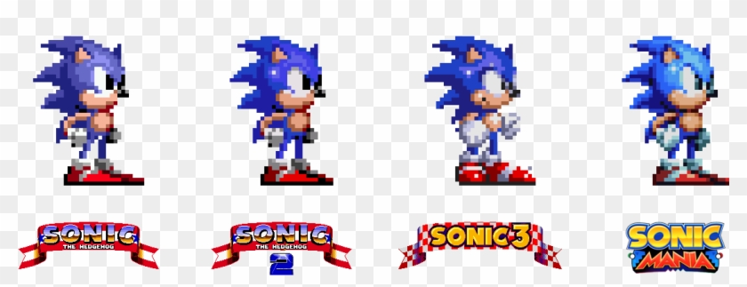 Sonic 16 Bit Sprites Clipart