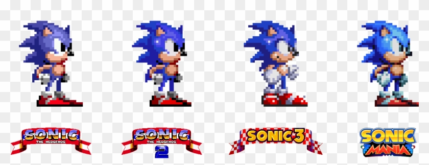 Sonic 16 Bit Sprites Clipart #674456