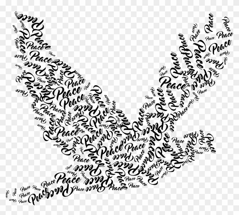 Good Politics Is At The Service Of Peace - Peace White Dove Png Clipart