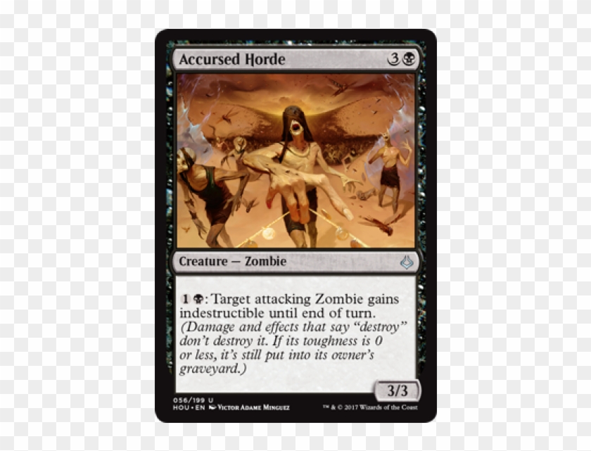 Accursed Horde Hour Of Devastation English - Hour Of Devastation Zombies Clipart