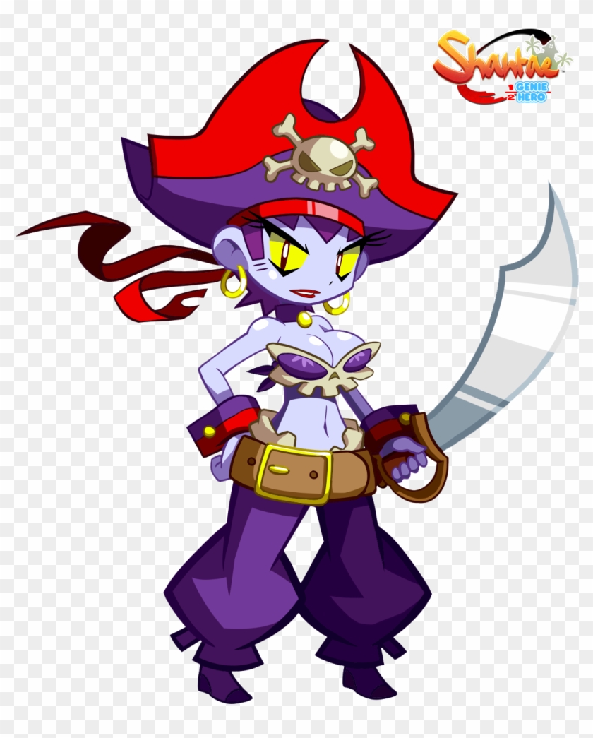Half-genie Hero Render - Shantae Half Genie Hero Risky Mode Clipart #675298