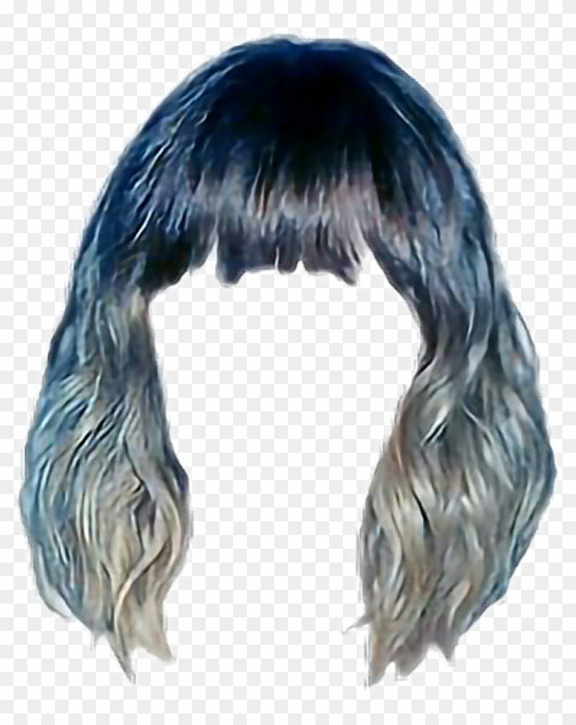 Hair Bangs Bobbedhair Colorful Niche Aesthetic Png Clipart