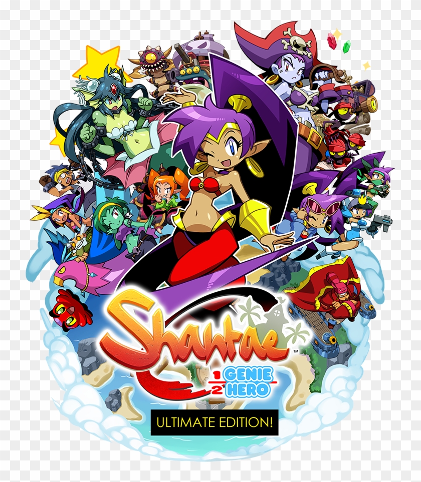 Shantae Half Genie Hero Ultimate Edition Switch Cover Clipart #675381