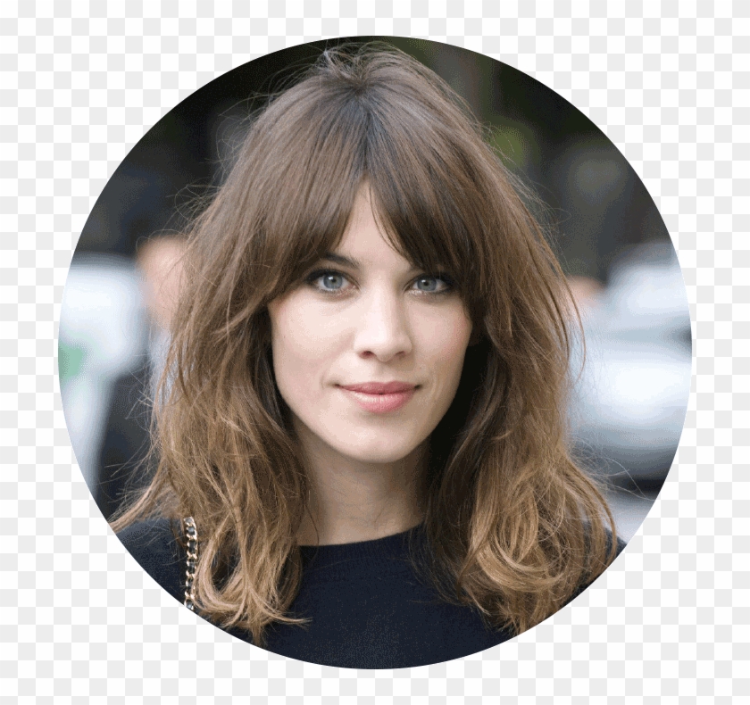 She Bangs - Curtain Bangs Medium Hair Clipart
