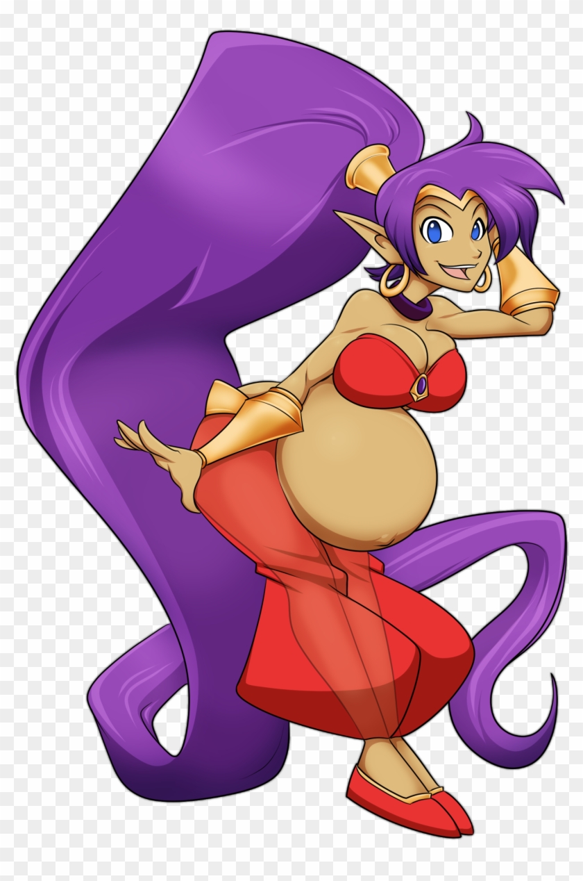 Shantae's In A Family Way - Deviantart Shantae Pregnant Clipart #675760
