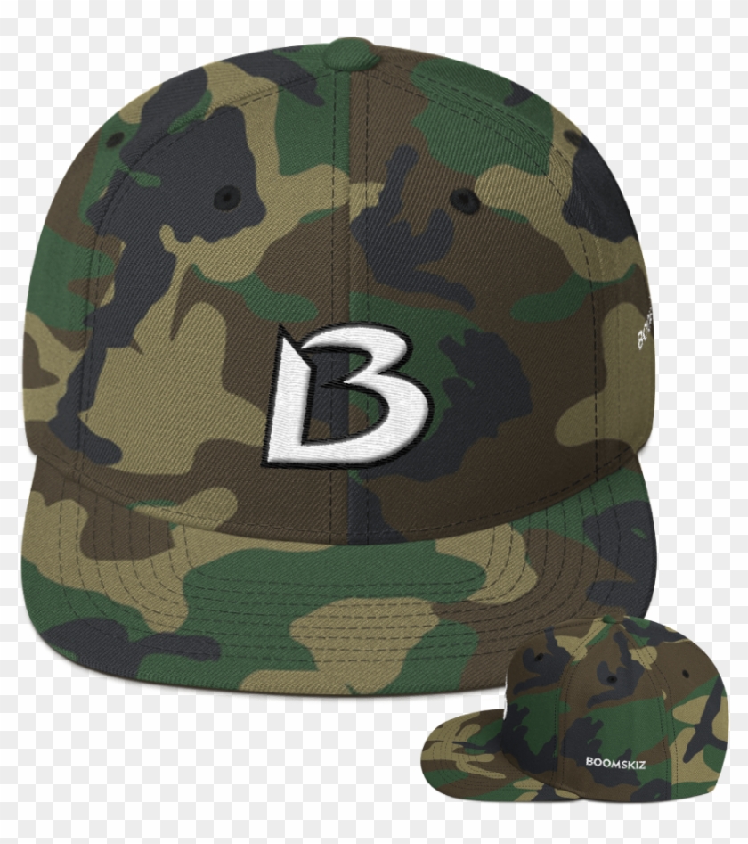 Boomskiz® Signature B Snapback Hats Clipart