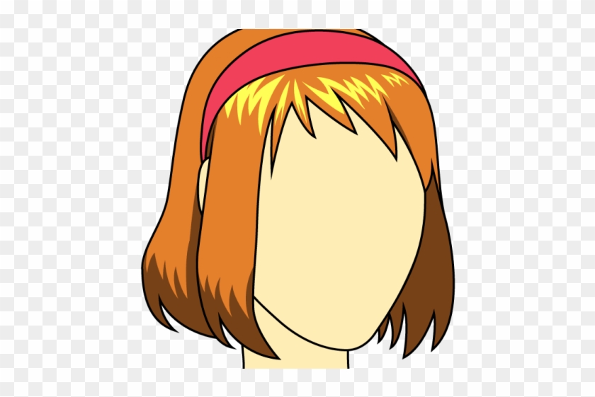 Hair Clipart Bangs - Cartoon - Png Download