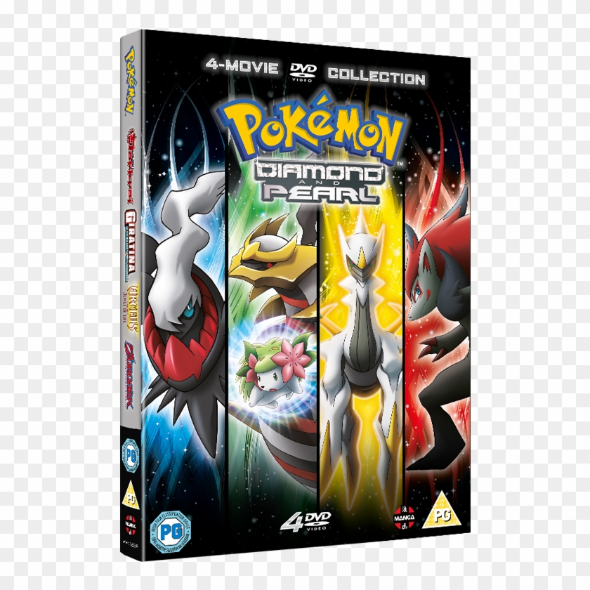 Pokemon Movie 10-13 Collection - Pokemon Rise Of Darkrai Dvd Clipart  (#676061) - PikPng