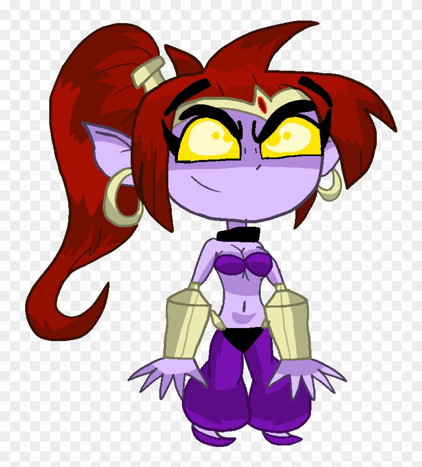 Nega Shantae - Cartoon Clipart #676139