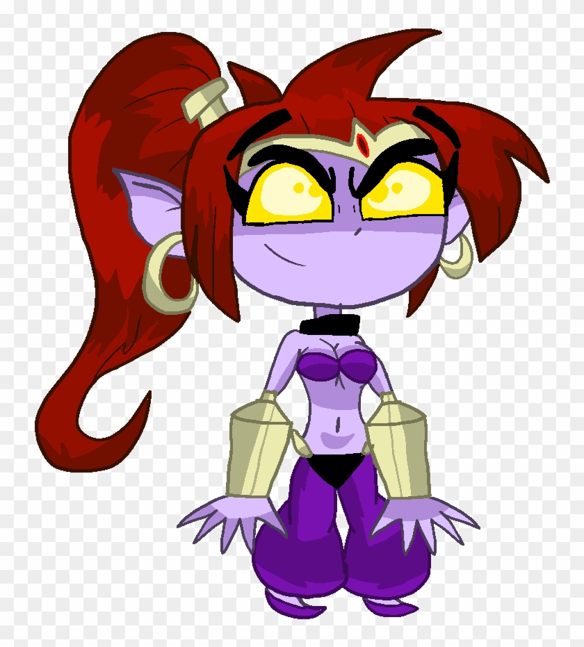 Nega Shantae - Cartoon Clipart