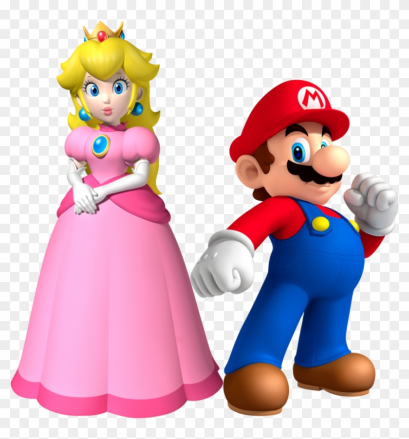 Nintendo Promises More Innovative Ideas For Next Mario - Super Mario And Peach Clipart #676446